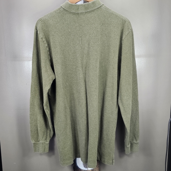 Polo By Ralph Lauren Green Long Sleeve Polo Size Large - Picture 7 of 13